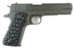 1911 Gator Grips in Ebony wood - Image 3