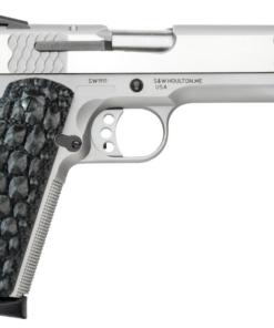 Alternative view of 1911 Gator Grips in Ebony wood