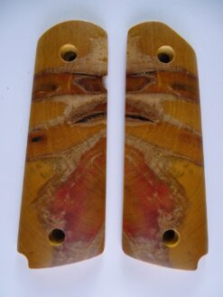 1911 stabilized Basswood grips, smooth, magwell