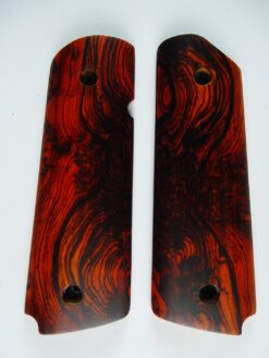 1911 AAA cocobolo *BURL* wood grips, smooth