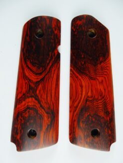 1911 AAA cocobolo *BURL* wood grips, smooth
