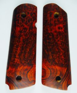1911 AAA cocobolo *BURL* wood grips, smooth