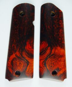 1911 AAA cocobolo *BURL* wood grips, smooth