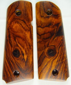 1911 Officer AAA cocobolo wood grips, smooth