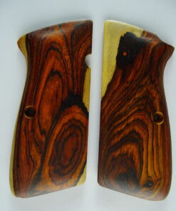 Hi-Power AAA cocobolo wood grips, smooth