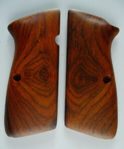 Hi-Power AAA cocobolo wood grips, smooth