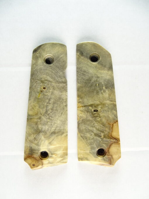 Browning 1911-22 stabilized Buckeye Burl grips