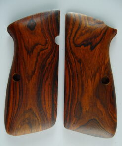 Hi-Power AAA cocobolo wood grips, smooth