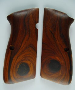 Hi-Power AAA cocobolo wood grips, smooth