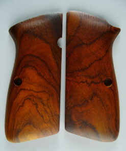 Hi-Power AAA cocobolo wood grips, smooth