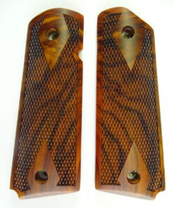 1911 AAA cocobolo wood grips, checkered