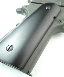 Alternative view of 1911 Ebony wood grips, smooth
