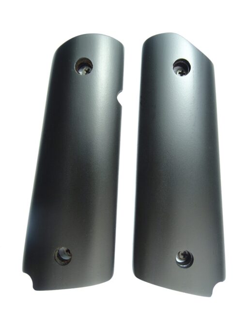 1911 Ebony wood grips, smooth