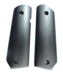 1911 Ebony wood grips, smooth, Bobtail