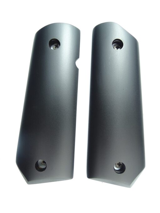 1911 Ebony wood grips, smooth, Bobtail