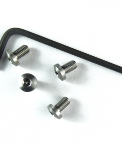 Set of 4 stainless steel 1911 hex head screws with allen key tool