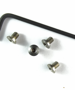 Set of 4 THIN stainless steel 1911 hex head screws with allen key tool