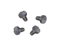 Set of 4 blued steel (black ) 1911 slotted head screws