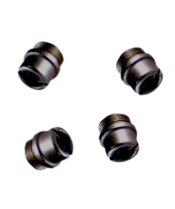 Set of 4 blued steel (black ) 1911 grip bushings