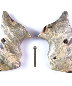 Smith and Wesson J-frame grips in stabilized Buckeye Burl