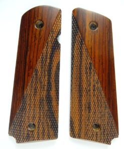 1911 Ultra Thin AAA cocobolo wood grips, 1/2 checkered