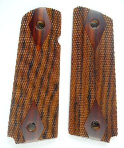 1911 Ultra Thin AAA cocobolo wood grips, checkered