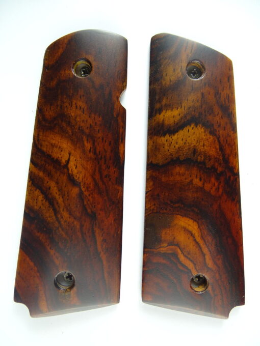 1911 Ultra Thin AAA cocobolo wood grips, smooth finish