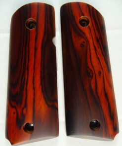1911 Officer AAA cocobolo wood grips, smooth