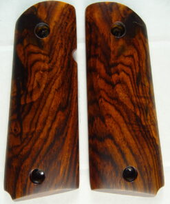 1911 Officer AAA cocobolo wood grips, smooth