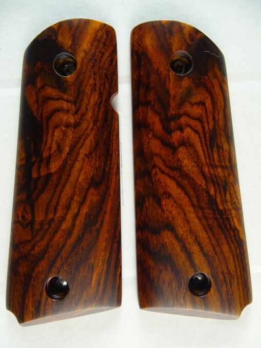 1911 Officer AAA cocobolo wood grips, smooth