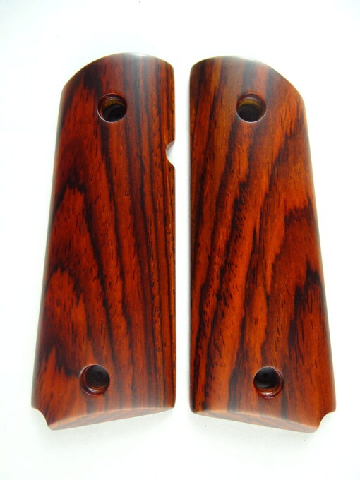 1911 Officer AAA cocobolo wood grips, smooth