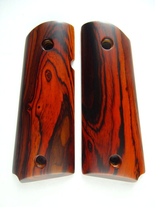 1911 Officer AAA cocobolo wood grips, smooth