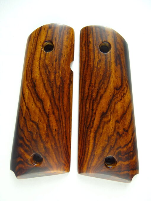 1911 Officer AAA cocobolo wood grips, smooth