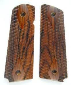 1911 Ultra Thin AAA cocobolo wood grips, checkered