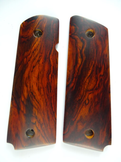 1911 Ultra Thin AAA cocobolo wood grips, smooth finish