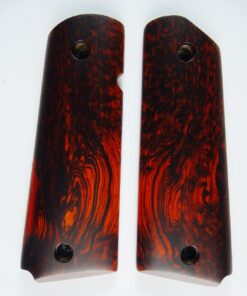 1911 AAA cocobolo *BURL* wood grips, smooth