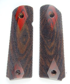 1911 AAA cocobolo wood grips, checkered