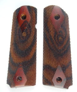 1911 AAA cocobolo wood grips, checkered
