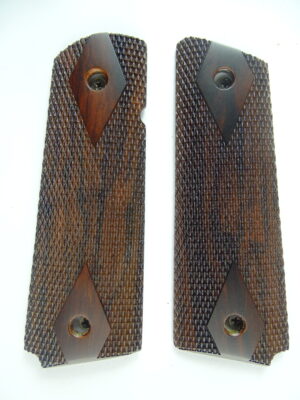 1911 Ultra Thin AAA cocobolo wood grips, checkered