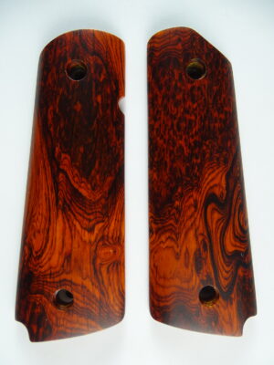 1911 AAA cocobolo *BURL* wood grips, smooth