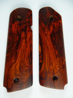 1911 AAA cocobolo *BURL* wood grips, smooth