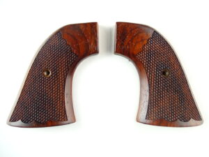 Pietta 1873 single action grips in cocobolo, checkered.  For Pietta 1873's with brass backstrap.