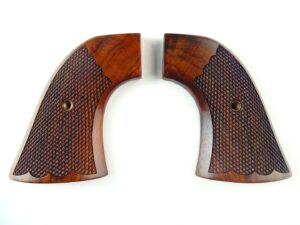 Pietta 1873 single action grips in cocobolo, checkered.  For Pietta 1873's with brass backstrap.