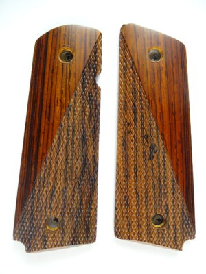 1911 Ultra Thin AAA cocobolo wood grips, checkered