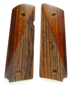 1911 Ultra Thin AAA cocobolo wood grips, checkered