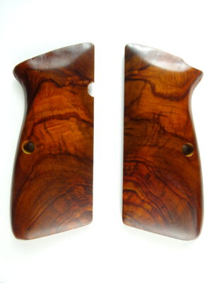 Hi-Power AAA cocobolo wood grips, smooth