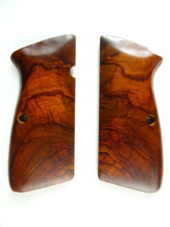 Hi-Power AAA cocobolo wood grips, smooth