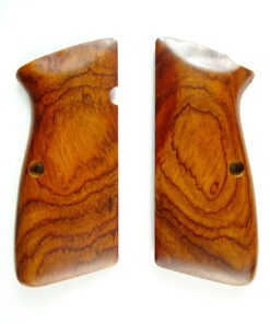 Hi-Power AAA cocobolo wood grips, smooth