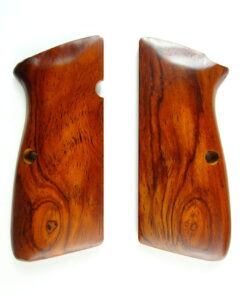 Hi-Power AAA cocobolo wood grips, smooth