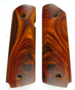 1911 AAA cocobolo wood grips, smooth, Magwell bottom